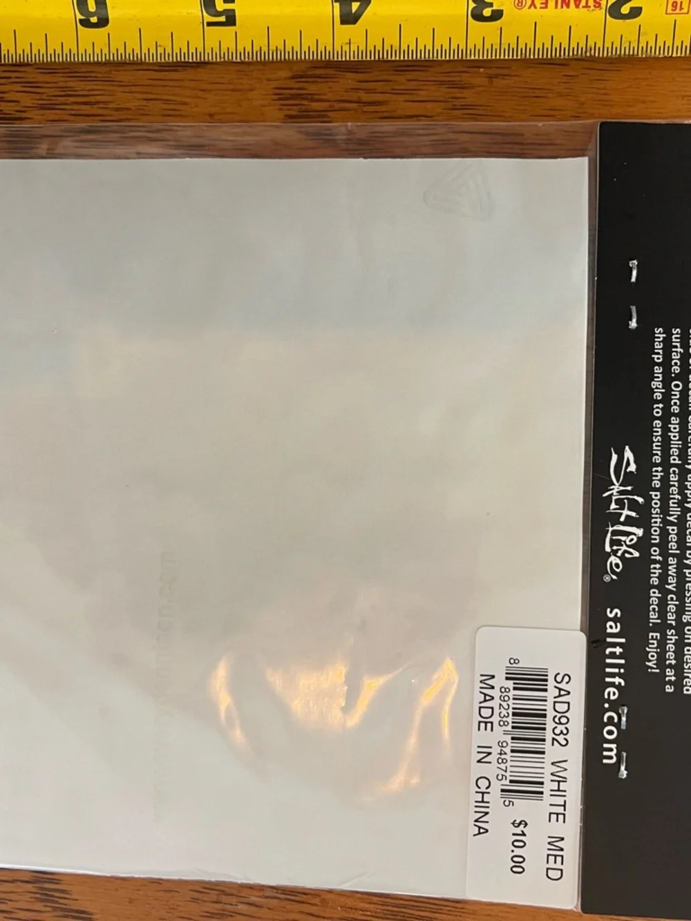 Salt Life Wave White Decal Sticker - Picture 2 of 2